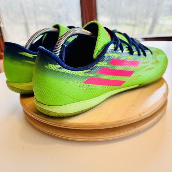Adidas Freefootball Speedtrick FF Green/Blue Trick Soccer Shoes Men Size 10 - Picture 4 of 9